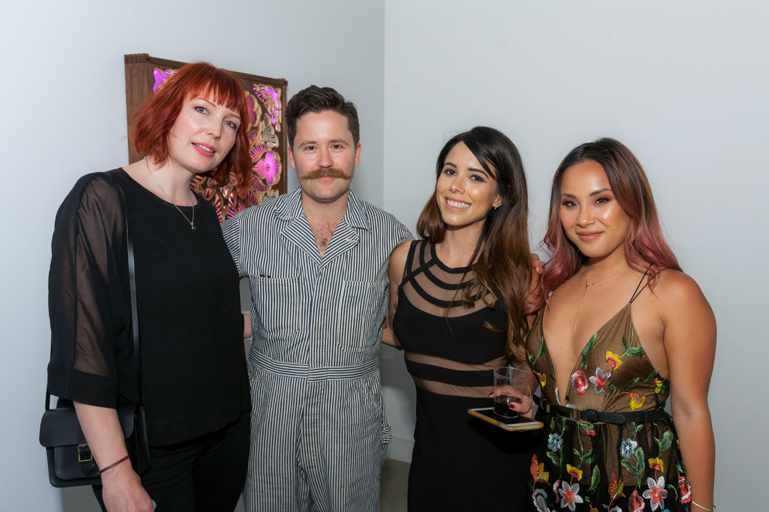 Left to Right: Mary Jane Ansell, Beau Stanton, Tatiana Suarez, and Hueman