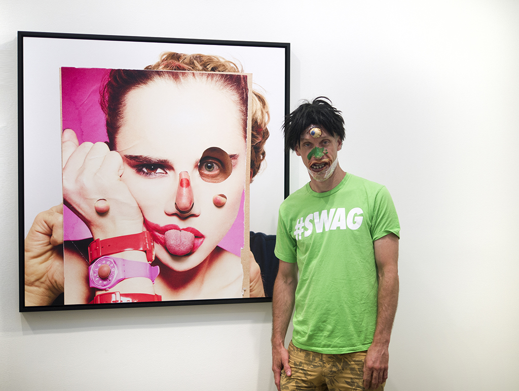 David Henry Nobody Jr. With his Work