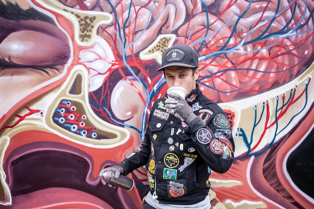 Nychos on a tea break