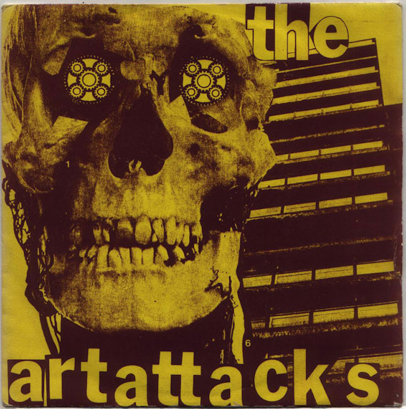 Cover art from I Am A Dalek by The Art Attacks, 1978. Image Courtesy of Edwin Pouncey (aka Savage Pencil)