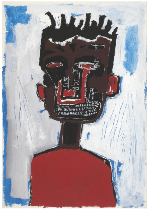 Jean-Michel Basquiat, Self Portrait, 1984. Private collection. (© The Estate of Jean-Michel Basquiat. Licensed by Artestar, New York.)