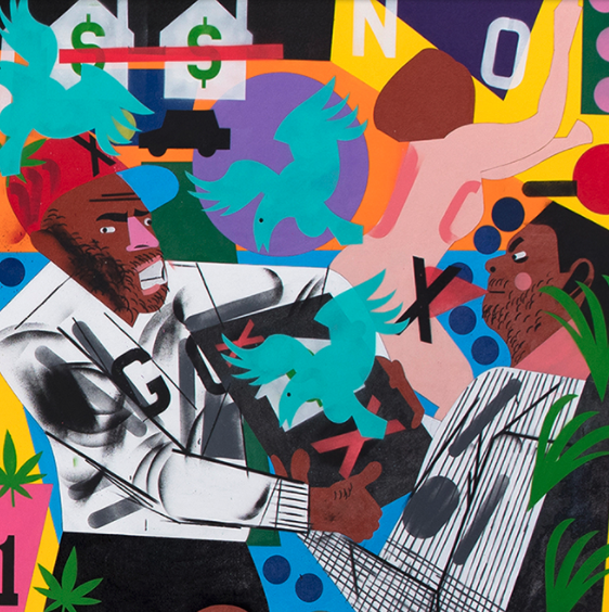 Nina Chanel Abney Paints on the Edge of Violence