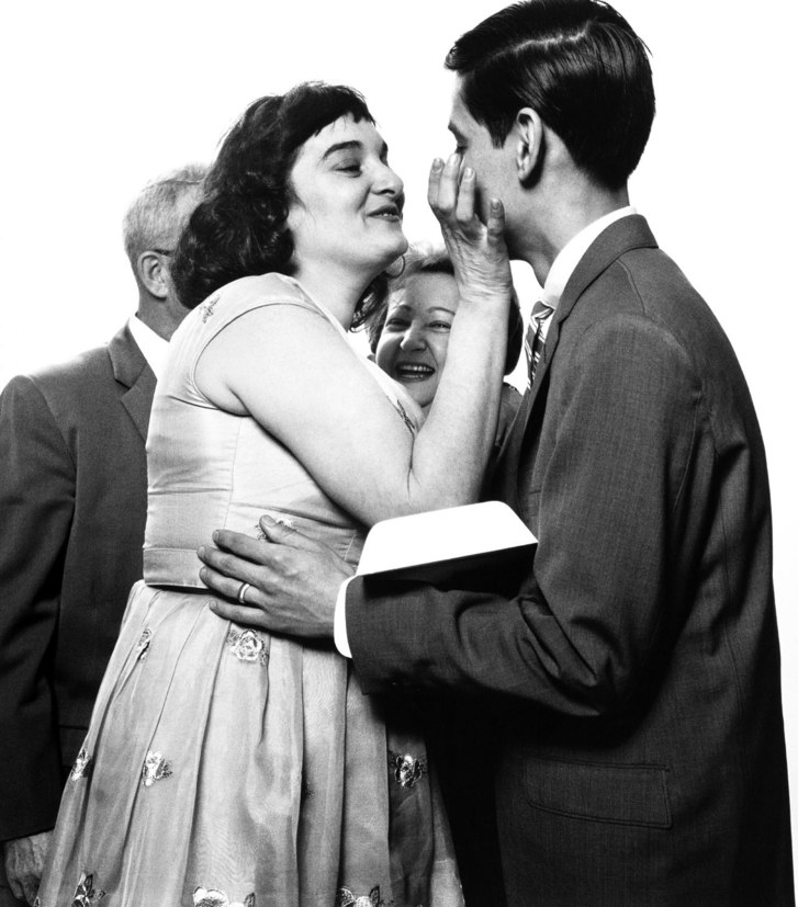 The wedding of Mr. and Mrs. William Munoz, City Hall, New York, 1961.