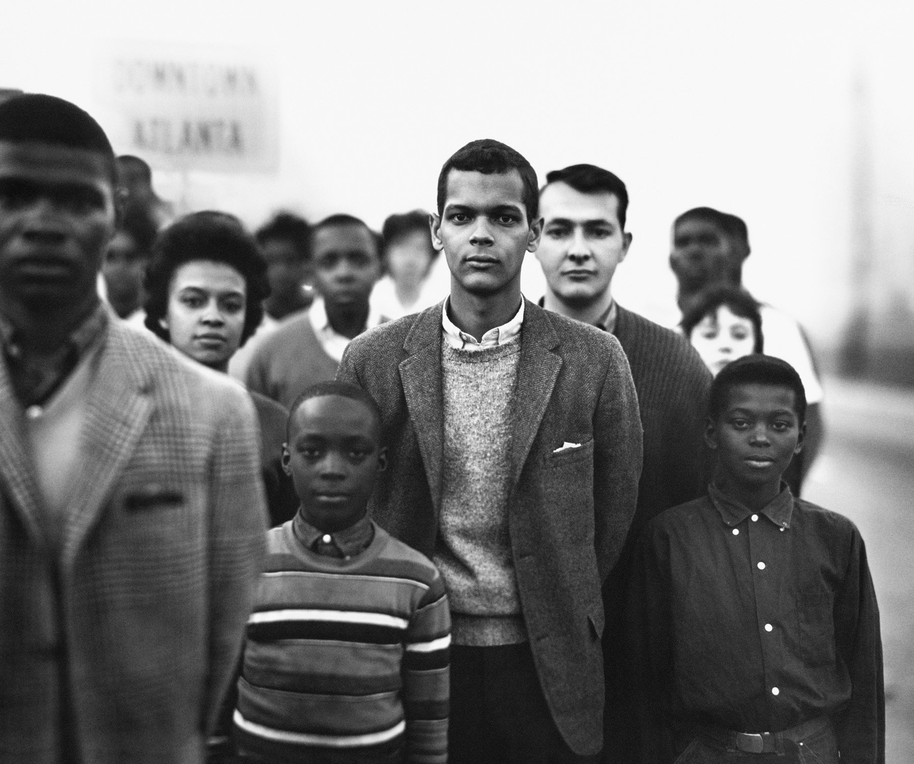 “Student Nonviolent Coordinating Committee Headed by Julian Bond, Atlanta, Georgia” (1963).