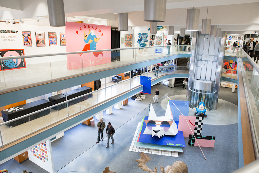 Juxtapoz Clubhouse, interior view
