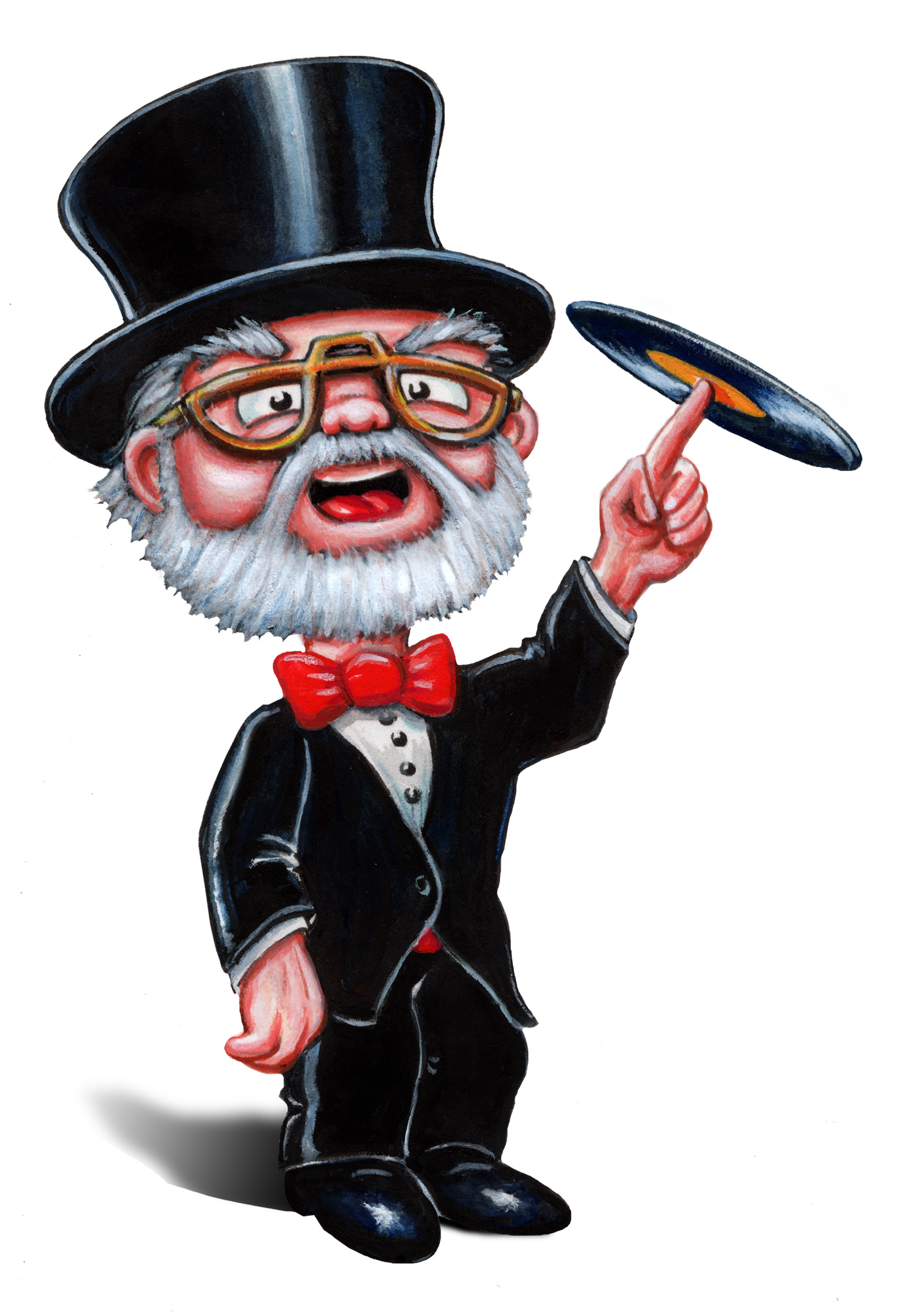 Dr. Demento Caricature  by Neil Camera. © 2018 Caf Muzeck, LLC. All Rights Reserved.