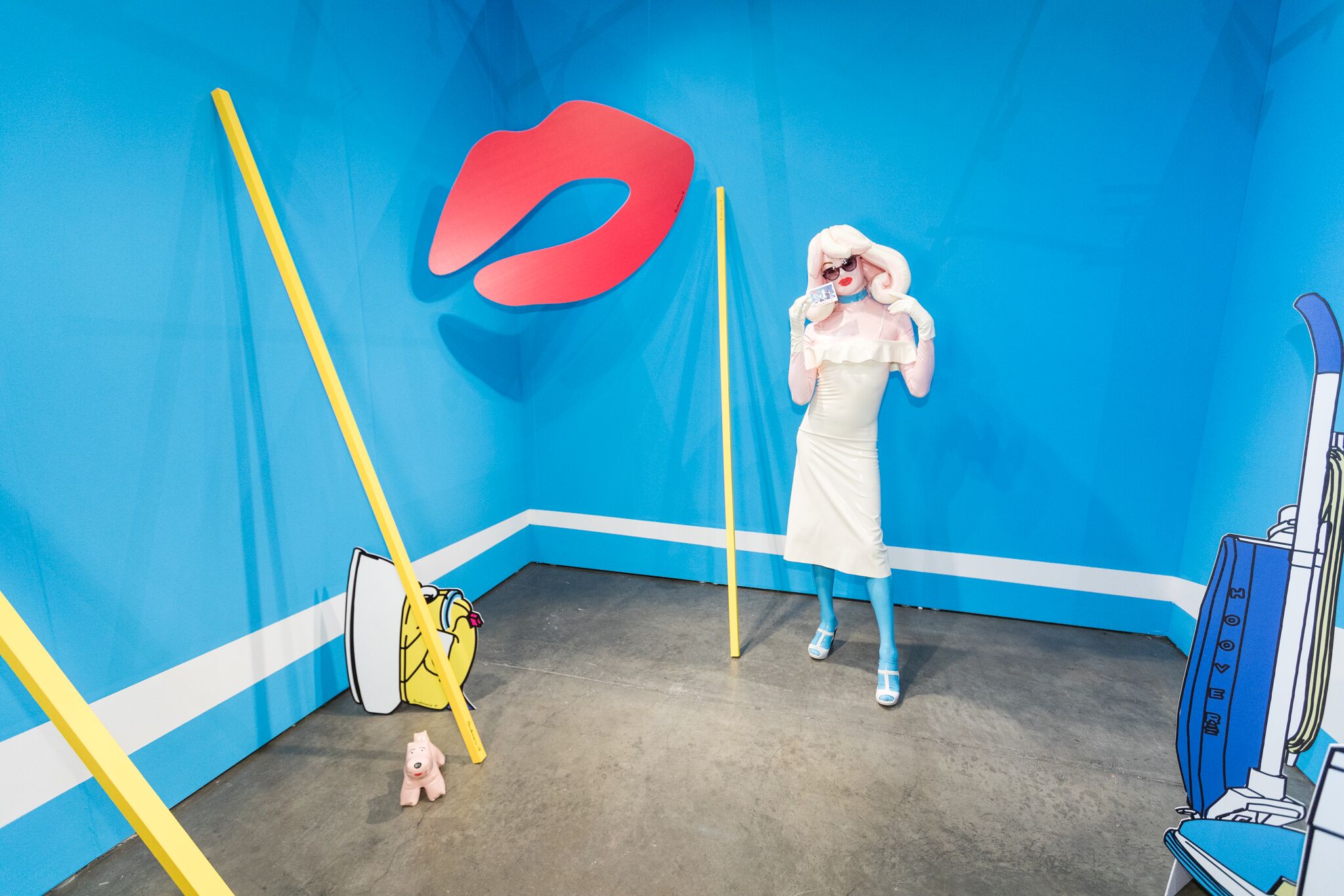 Pandemonia in their exhibit and performance "Flash Bulb"