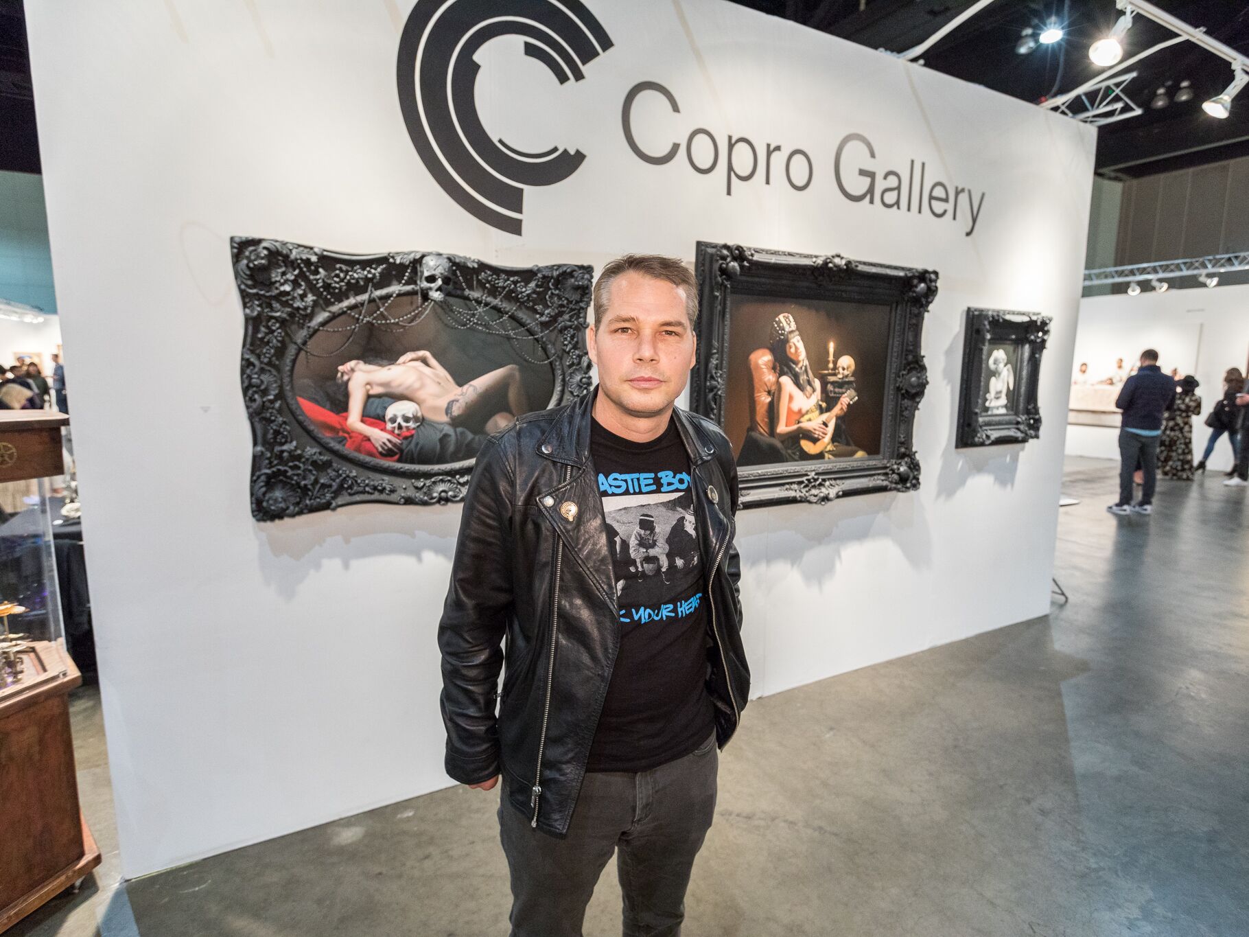 Shepard Fairey at the Copro Gallery Booth