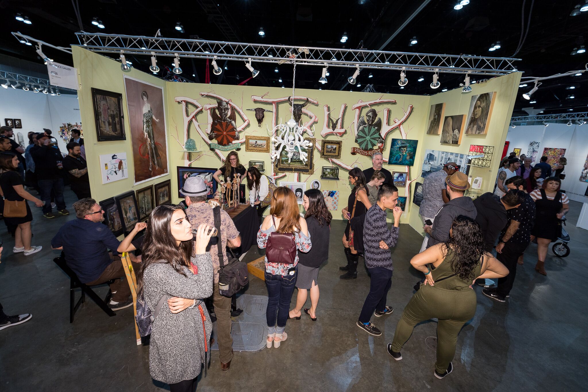 Red Truck Gallery Booth