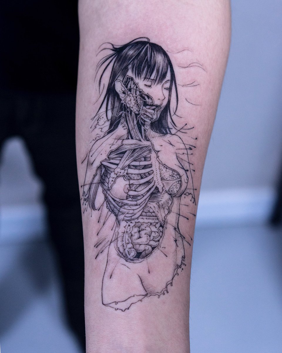 Horror Skull Girl Tattoo Artwork Leg Las Vegas Trip Ink Tattoo - Tattoos  Las Vegas Strip | 702-586-5308 | Best Tattoos Las Vegas Strip
