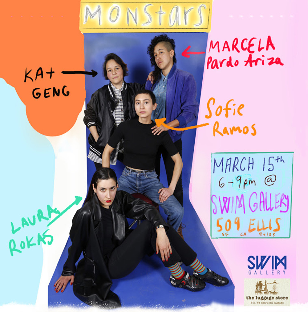 Flyer for the opening show "MONstars"