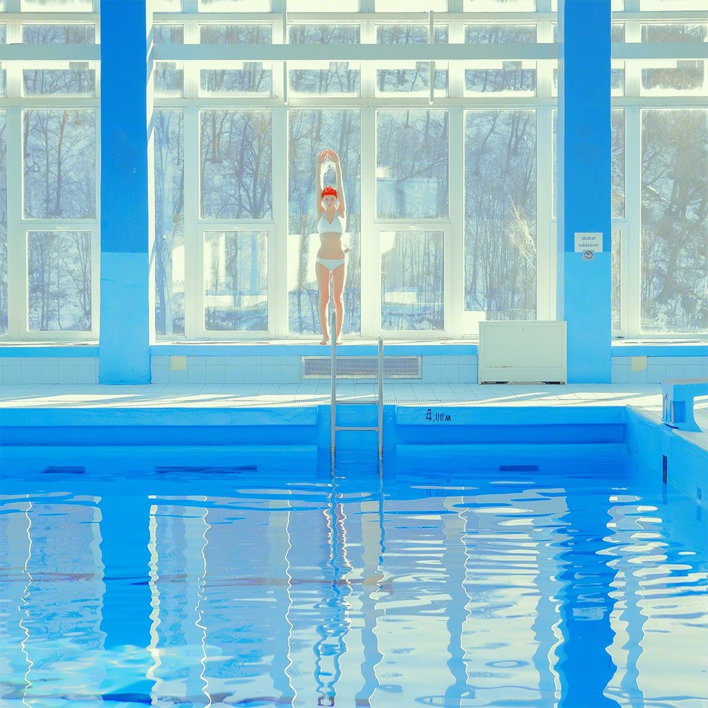Juxtapoz Magazine - Maria Svarbova: In the Swimming Pool