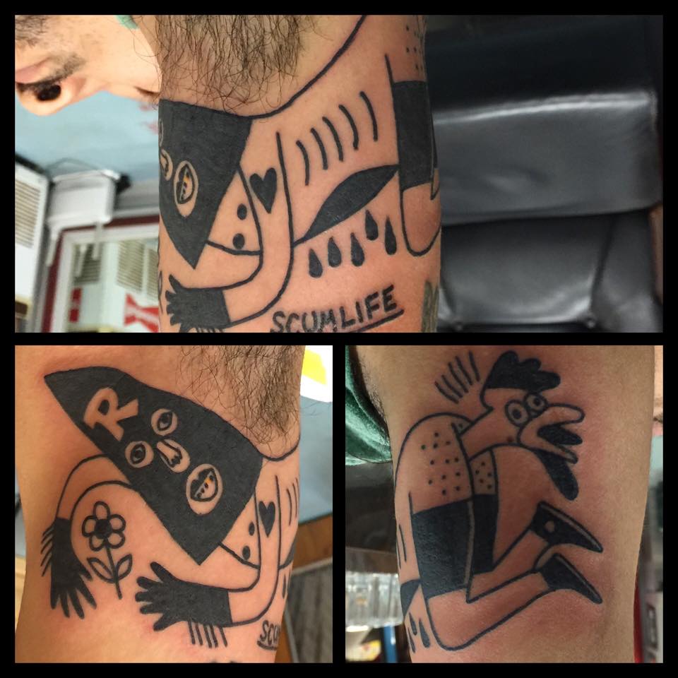 SCUMBOY TATTOO ARTWORK 原画