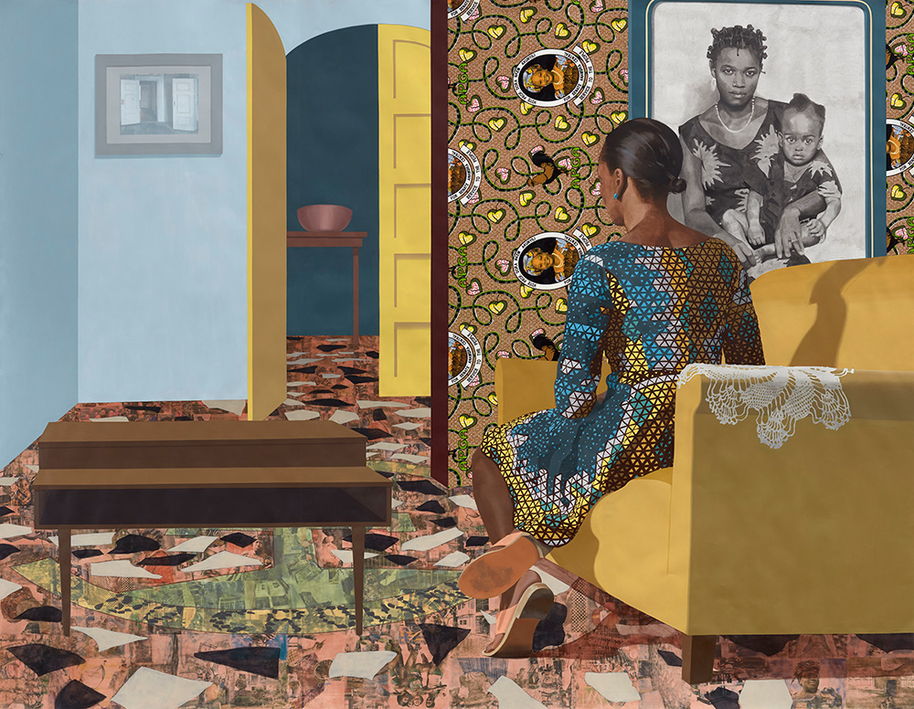 Njideka Akunyili Crosby "Mother and Child"