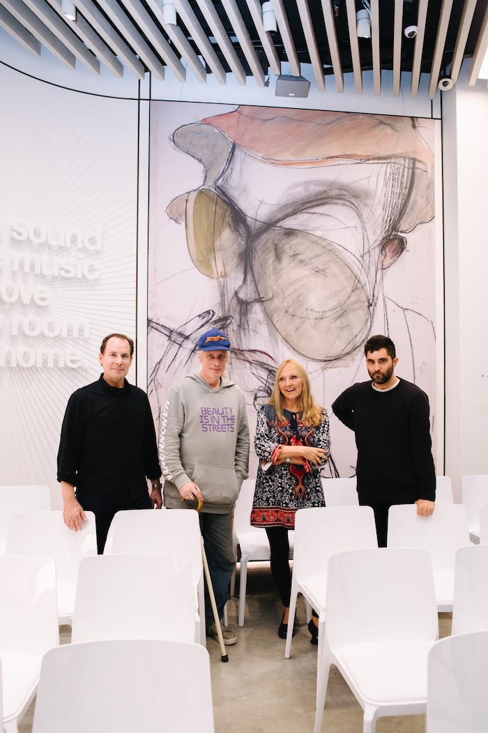 The panel: Carlo McCormick, Jim Caruso, Anita Kunz, Evan Pricco
