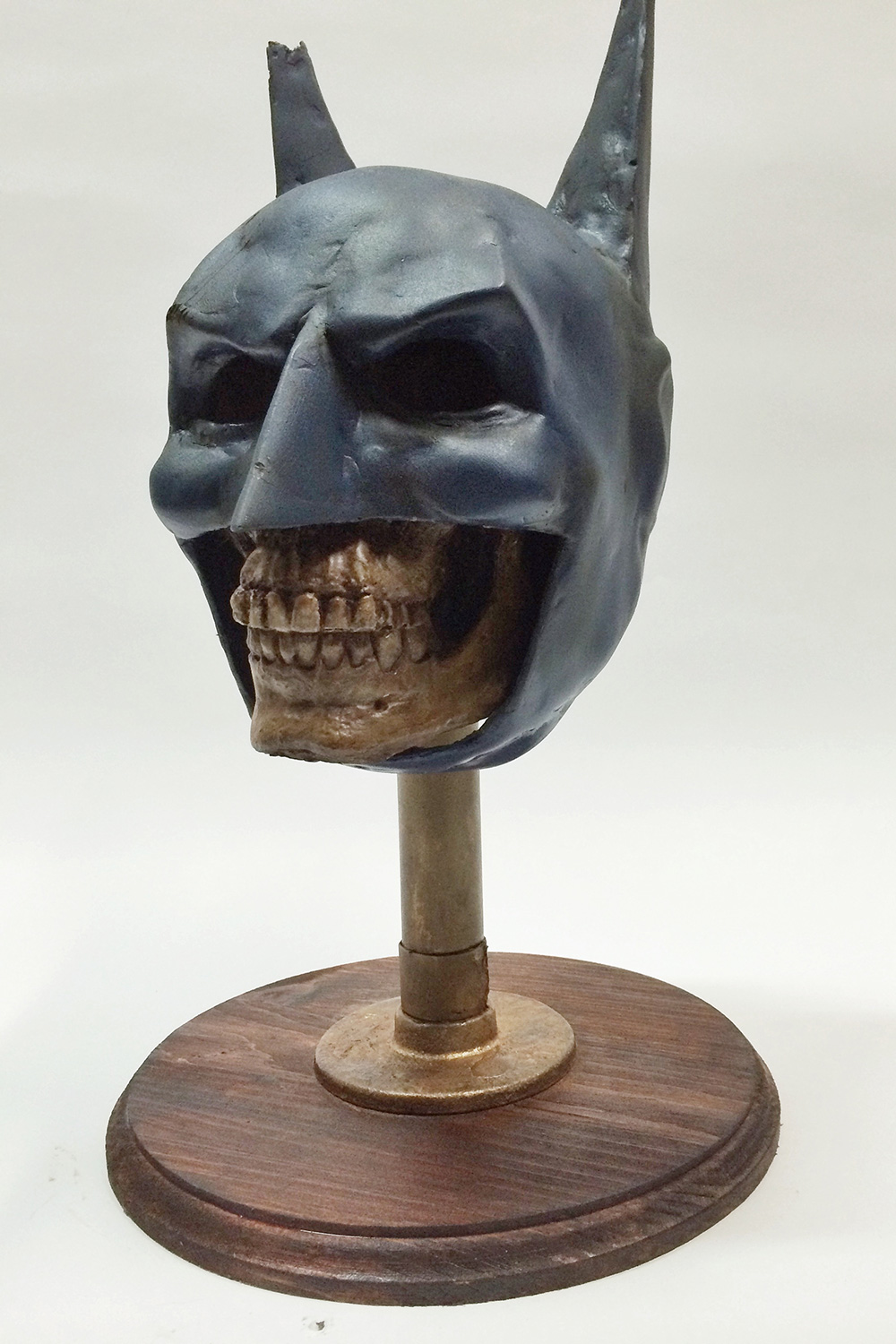 Jeremy Fisher, Bruce Wayne, The Batman, 2014, mixed media, 16” x 9” x 9” 