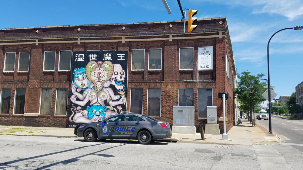 Collab Mural from Lauren YS, Sheryo, Yok, and Steiner