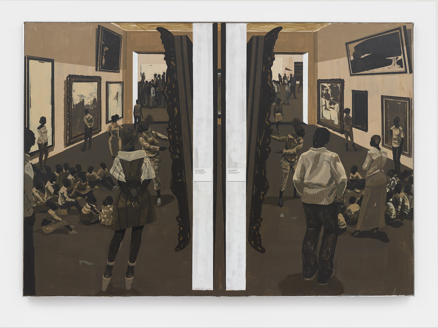 Untitled (Underpainting) 2018 215.2 x 305.5 x 10.2 cm © Kerry James Marshall Courtesy the artist and David Zwirner