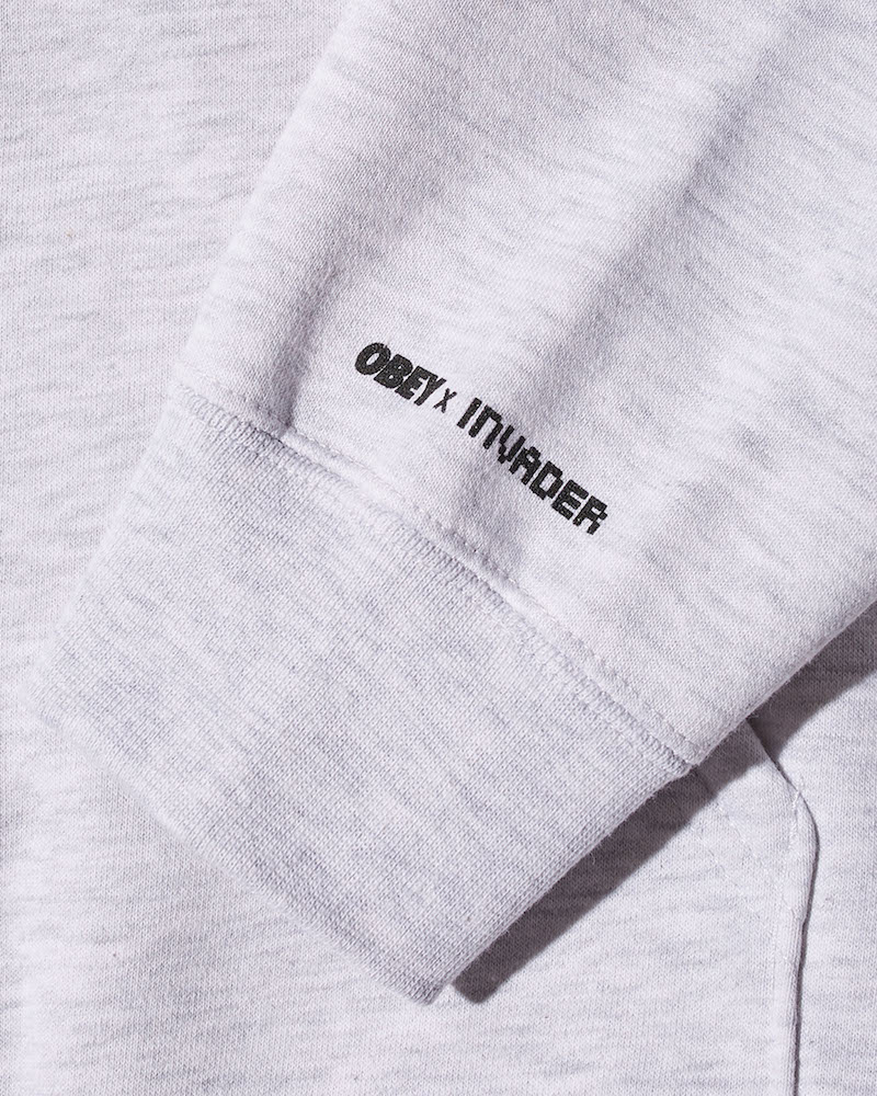 obey x invader hoodie