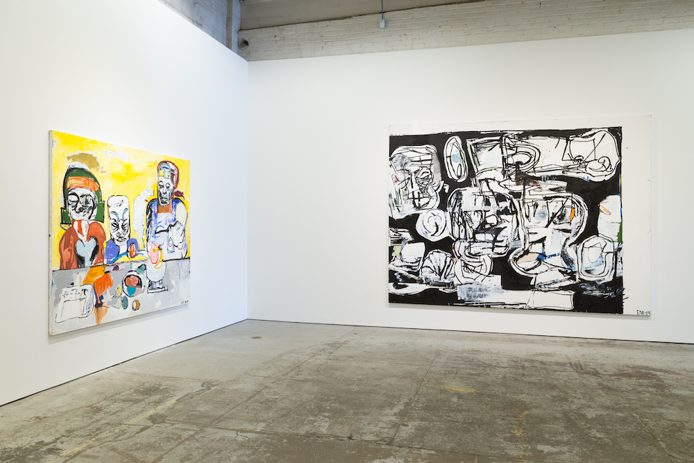 Installation view left to right:  Formal, 2018-2019  Untitled, 2019   Photo by Tim Johnson 