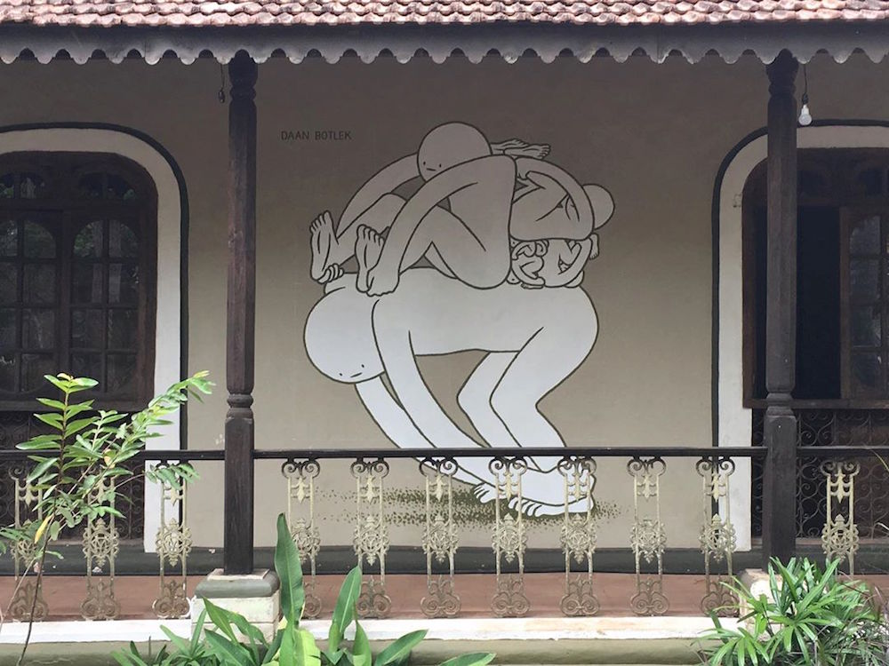 Street Art in Goa around the area of Sangolda