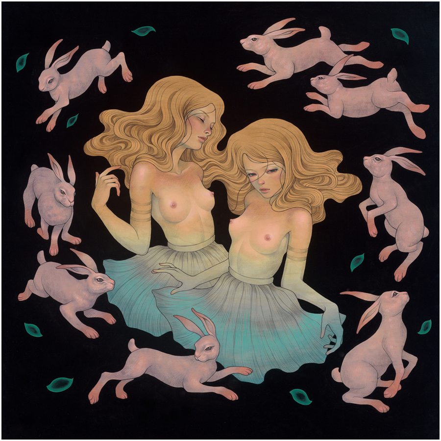 Audrey Kawasaki, Midnight Reverie, Jonathan LeVine Gallery, 2012