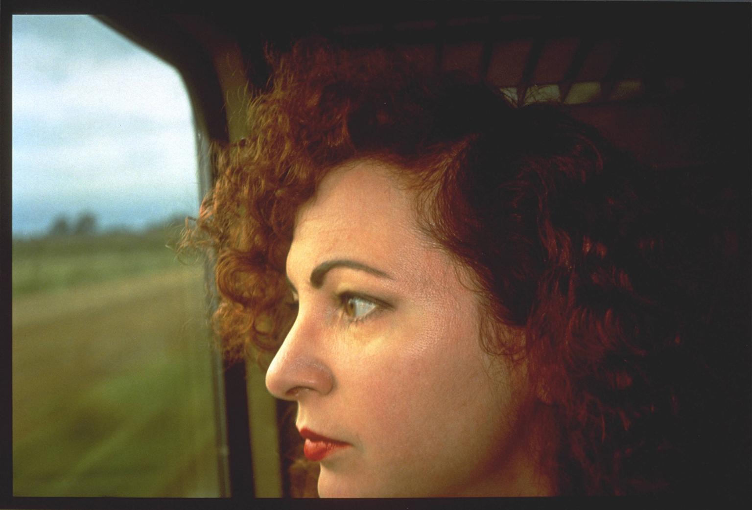 Self-Portrait on the train, Germany 1992. © Nan Goldin