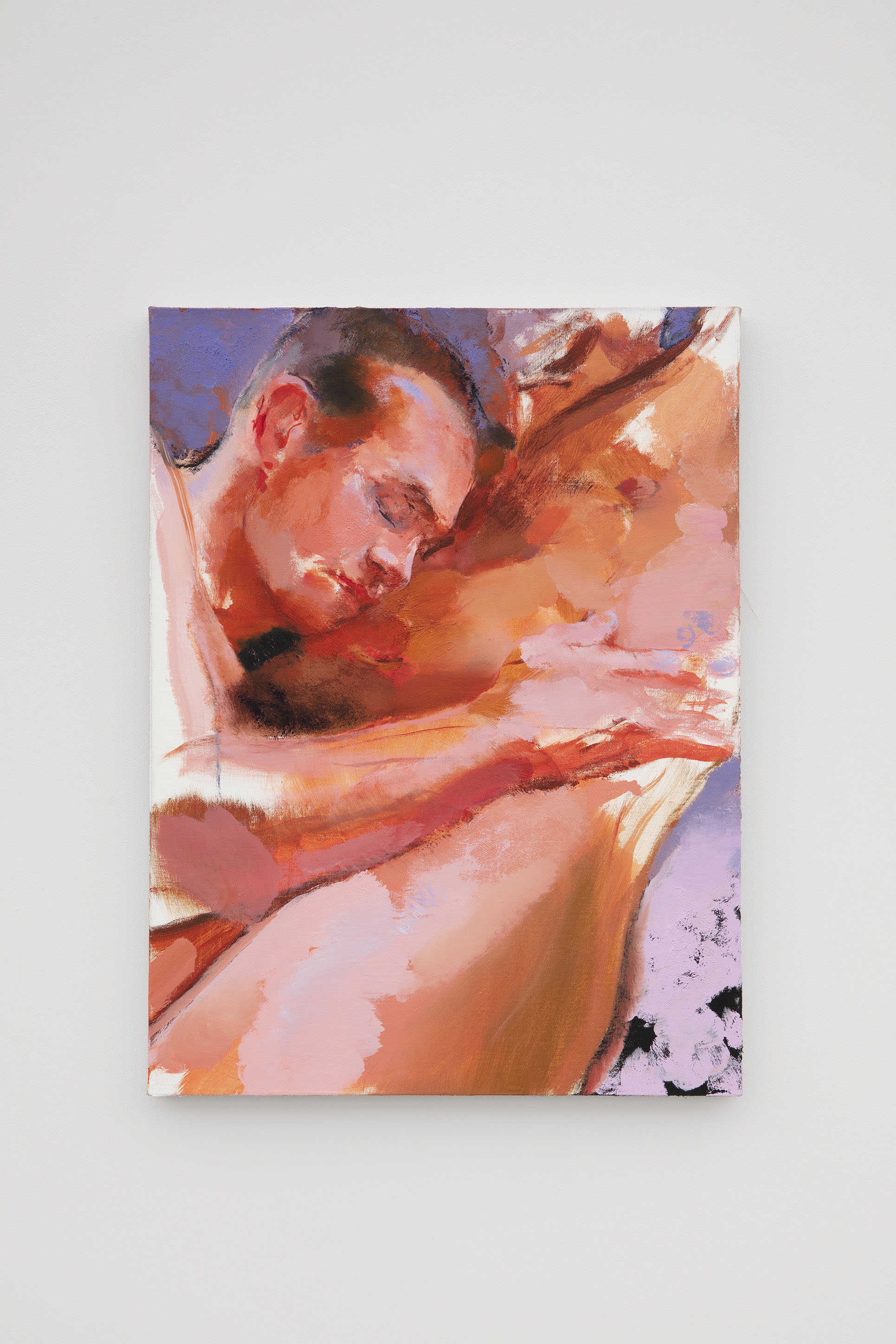 Doron Langberg. "Zach and Craig #4", 2019. Oil on linen - 61 x 46 cm 