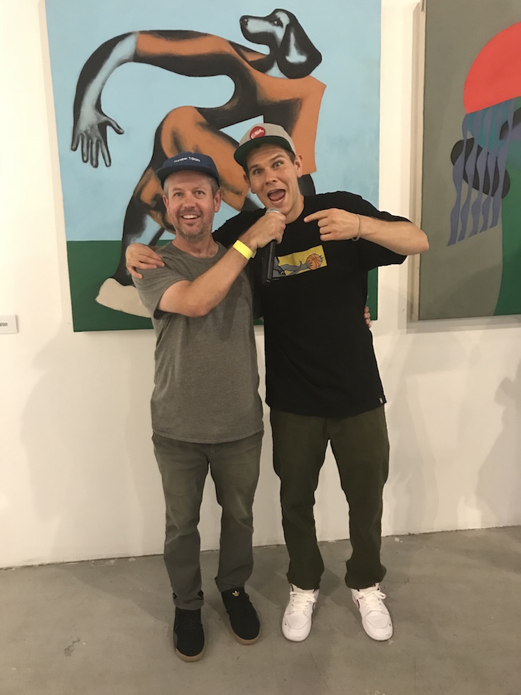 MC Munzy and Dennis Burdick of Familia Skate Shop