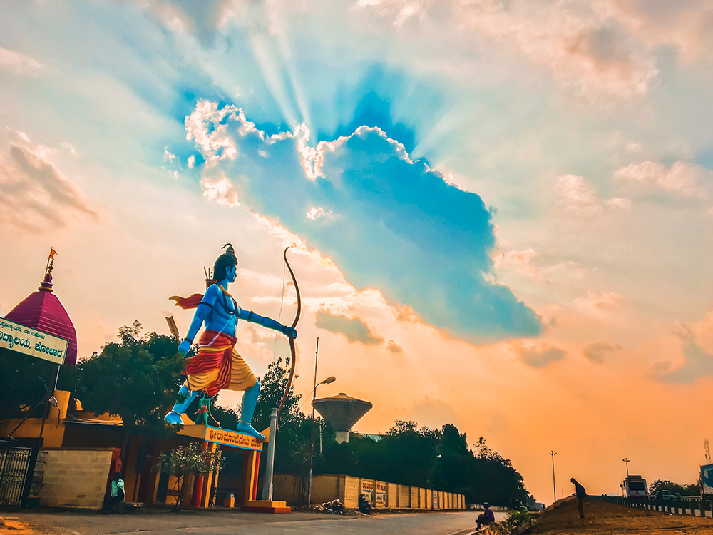 First Place winner for the Sunrise Category: "Piercing the Sky" Bangalore, India. Shot on an iPhone 6s by Sreekumar Krishnan, India. Courtesy of artist and IPPAWARDS