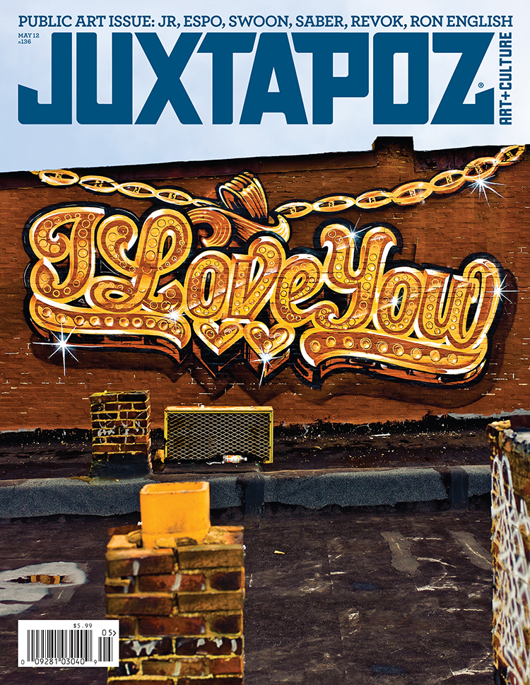 Second Juxtapoz cover, May 2012