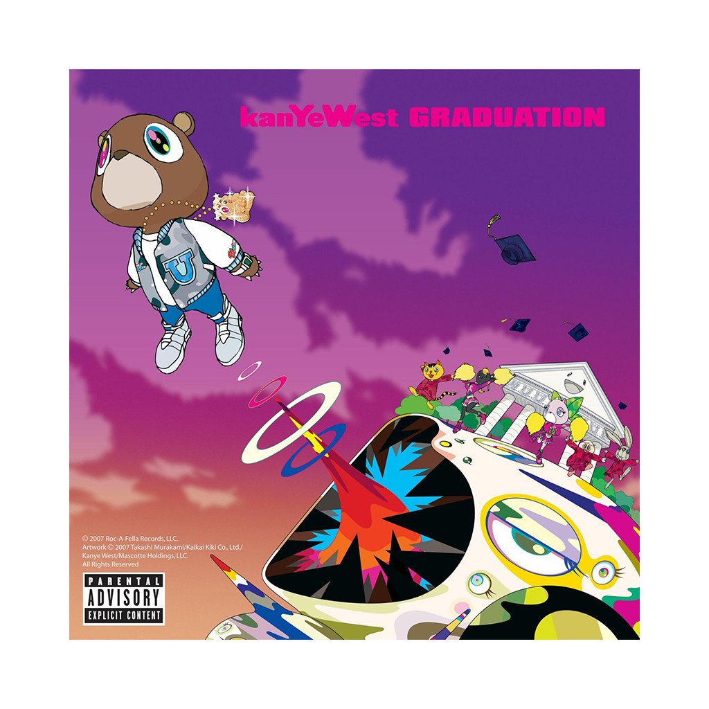 Juxtapoz Magazine - Sound & Vision: Kanye West's "Graduation" by Takashi  Murakami