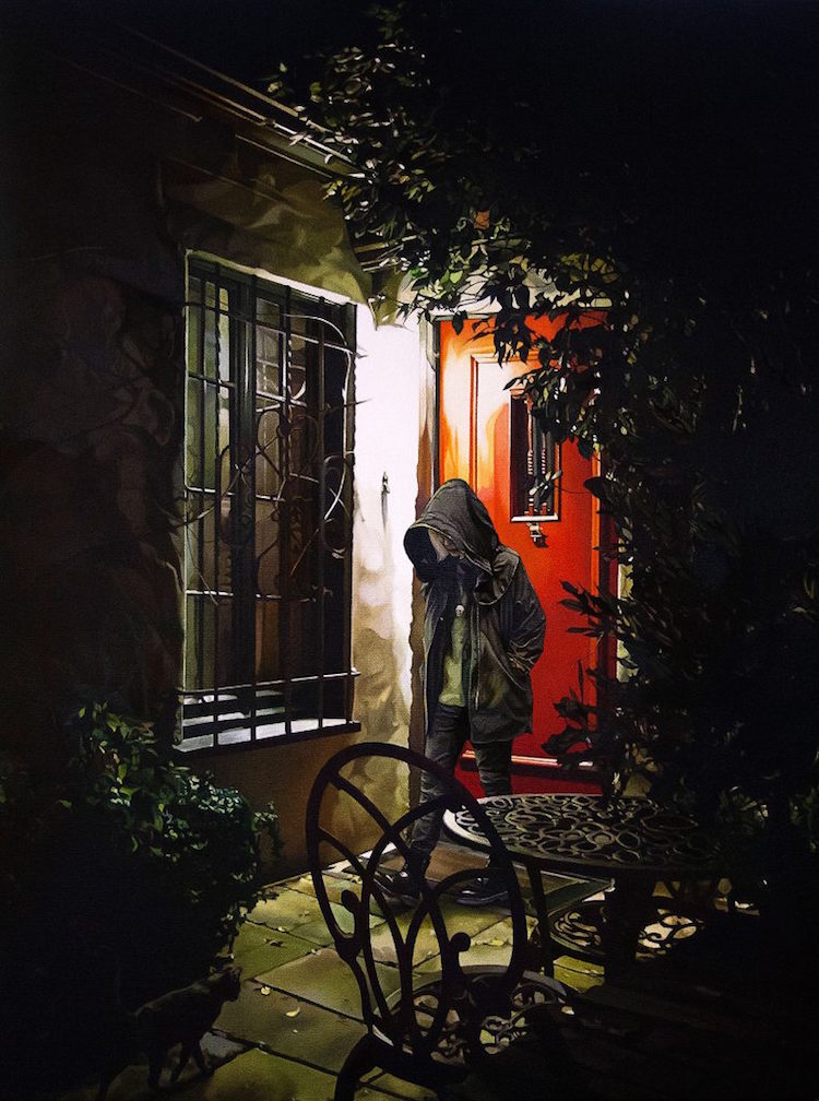 "13th Hour," 2019. Oil on Canvas, 18" x 24".