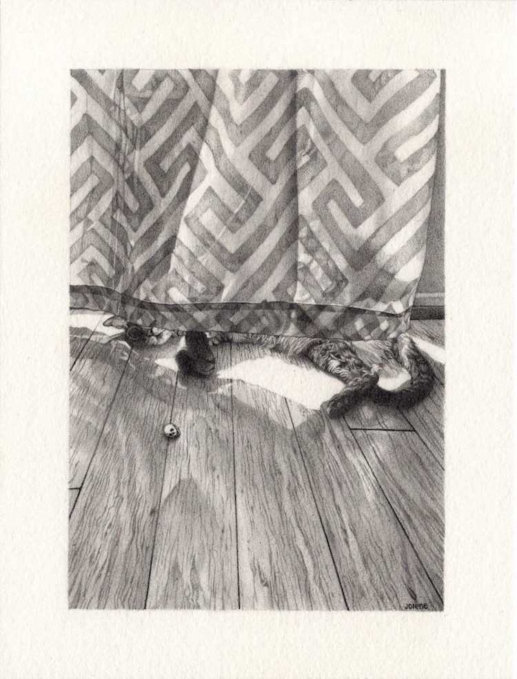 “Gem.” 2019. Graphite on Paper. 6" x 8".