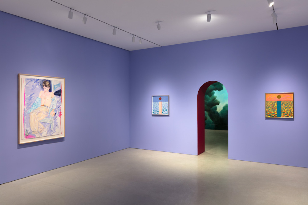 Installation view of "Nicolas Party: Pastel" at The FLAG Art Foundation, 2019. Photography by Steven Probert.