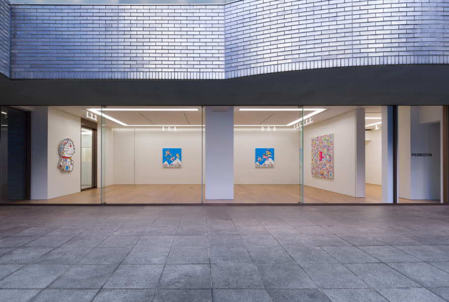 Installation views of Takashi Murakami’s solo exhibition “Superflat Doraemon" at Perrotin Tokyo, 2019. 　©️2019 Takashi Murakami/Kaikai Kiki Co., Ltd. All Rights Reserved. ©️Fujiko-Pro. Photographer: Kei Okano