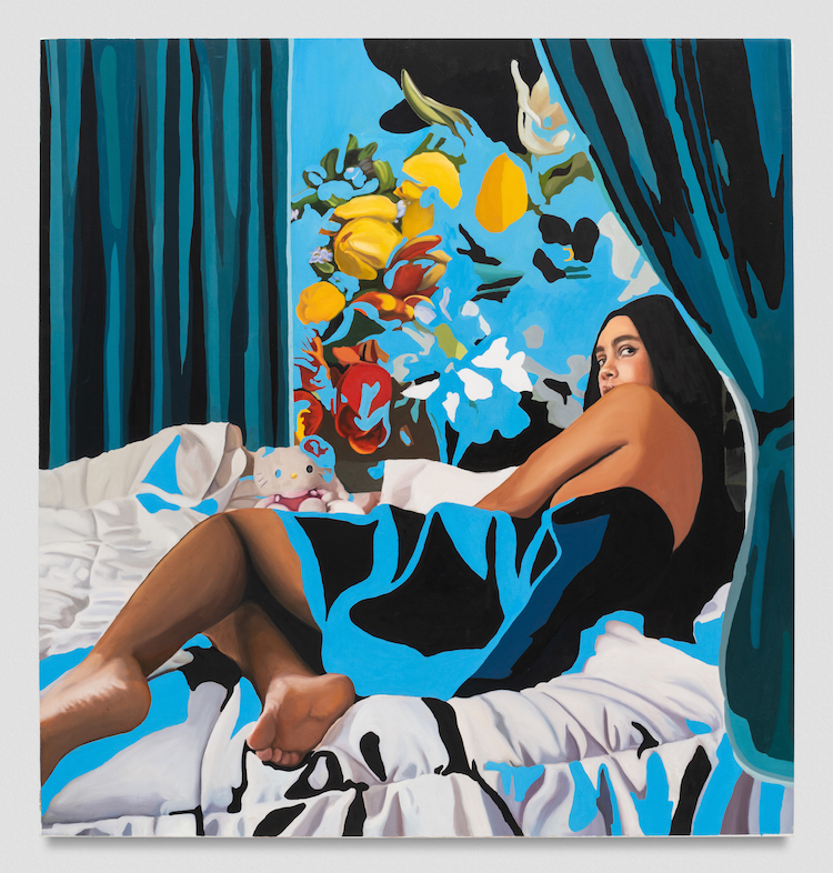 Odalisque (Jules), 2019. Oil on Canvas, 60" x 60".