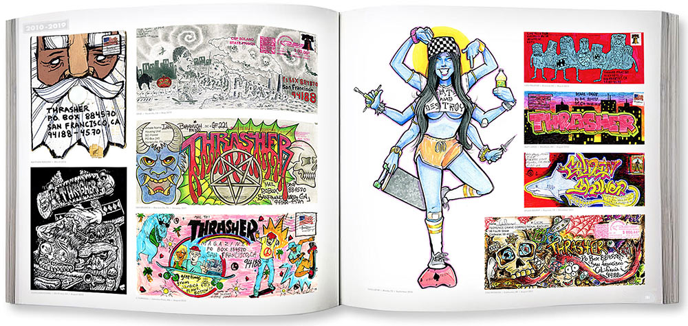 Thrasher Magazine Mail Drop 38 Years Of Envelope Art Skateboarding Book 