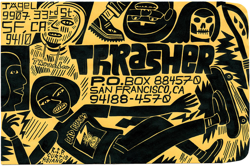 thrasher art