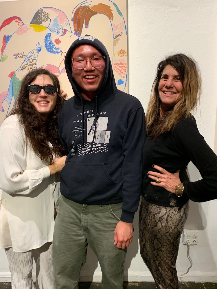 Jeffrey Cheung with Marsea Goldberg and friend