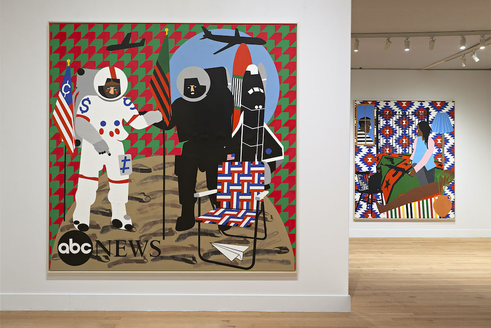 Juxtapoz Magazine - Nina Chanel Abney Wows with Who's Got Team Spirit? at  Pace Prints Booth @ ADAA: The Art Show, NYC