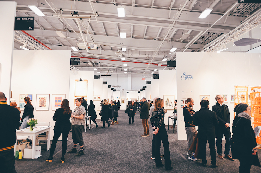 Art On Paper fair views, 2019