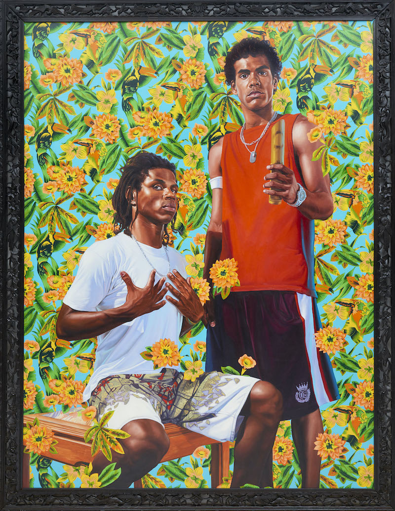 Kehinde Wiley, Marechal Floriano Peixoto II, from The World Stage: Brazil series, 2009, Oil on canvas, 107 x 83 inches. Collection of the Jordan Schnitzer Family Foundation. © Kehinde Wiley. Courtesy of Roberts Projects