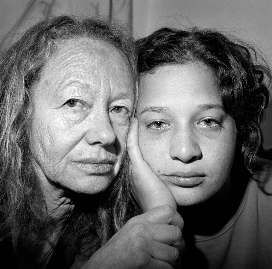 All Images © Rosalind Fox Solomon. Mother and Daughter (Yaffa and Nurit), Jerusalem, 2010