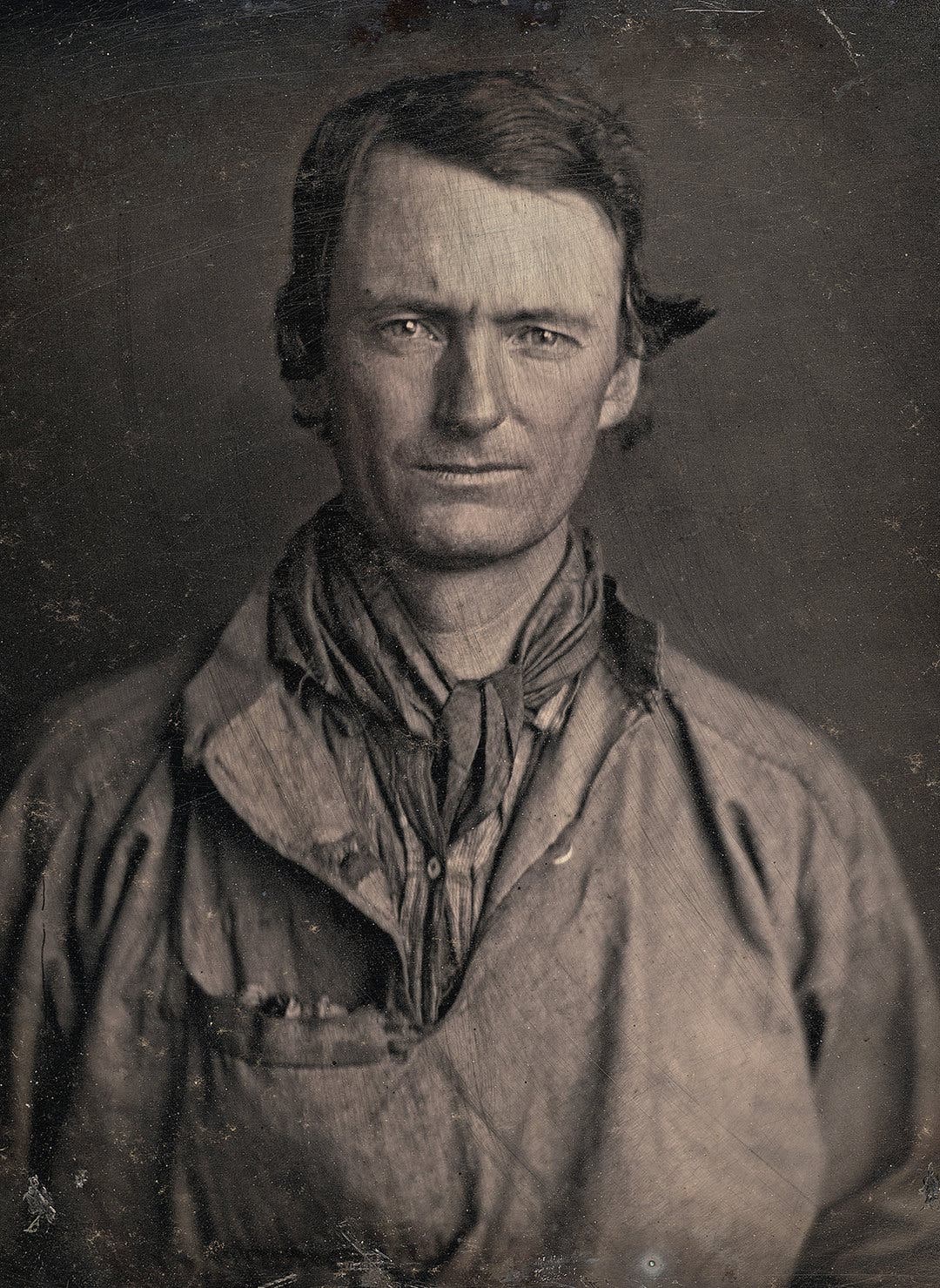 Unidentified man circa 1850, by Robert H Vance. © Canadian Photography Institute