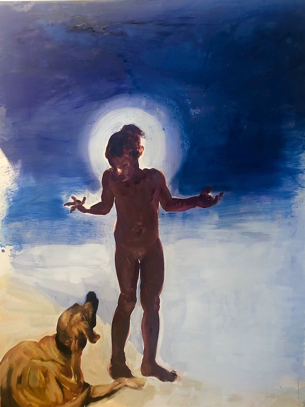 Eric Fischl, Like Explaining the End of the World to a Dog, 2020