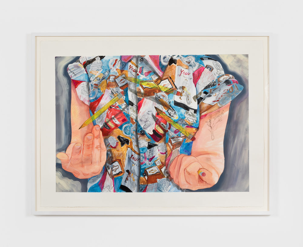 Pencil Flipper (colored pencil)