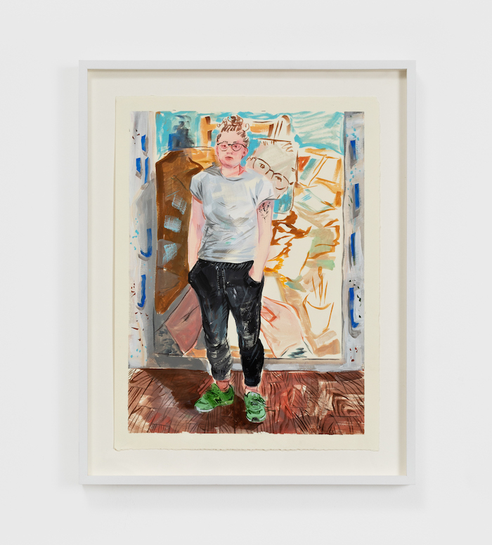 Studio isolation self portrait study