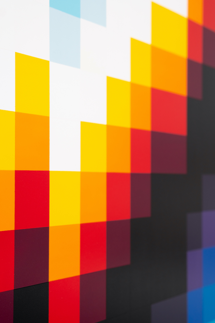 CHROMADYNAMICA #114, 2020 Enamel on aluminum composite panel