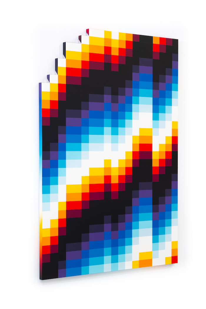 CHROMADYNAMICA MSS, 2020 Enamel on aluminum composite panel